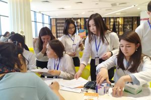 Students and teachers of KSMA took part in the event dedicated to the World Diabetes Day