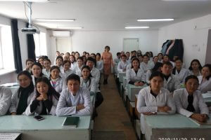 Associate professor from Kazakhstan K. Tusupkalieva gave lectures at KSMA