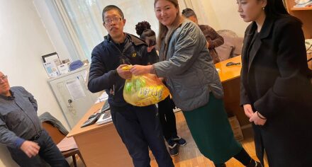 Представители КГМА и КРСУ посетили Первичную организацию слепых и глухих