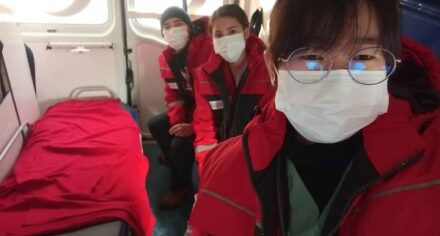 КММАнын студенттери тез жардамдын мобилдик ыктыярдуу командасына кошулду