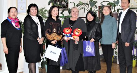 Встреча ректора с командой проекта «Жаркын Кыргызстан BK-LUPIC»