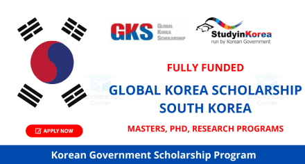 Call for applications for a Master's degree in South Korea. Global Korean Scholarship program