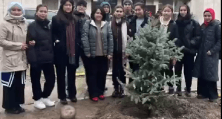 Акция по озеленению на территории КГМА