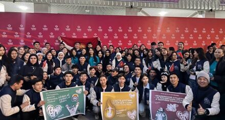 Студенты КГМА приняли участие в молодежном форуме с участием Президента КР