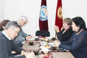 Ректор КГМА И.Кудайбергенова встретилась с представителями ВОЗ