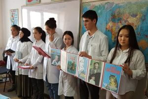 Ch. Aitmatov's birthday was celebrated at the Lyceum of KSMA