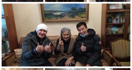 Ординаторы КГМА поздравили ветеранов с Новым годом