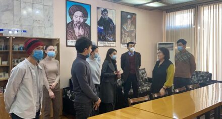 КММАнын студенттери  А.Осмонов атындагы Улуттук китепканага барып кайтышты
