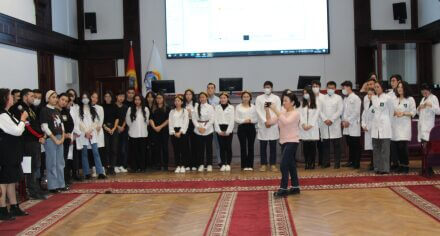 Медакадемии Кыргызстана прошла межфакультетская олимпиада по общей гигиене