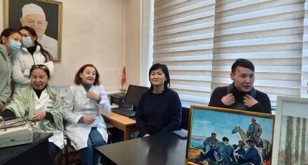В Кыргызской государственной медицинской академии им.И.К.Ахунбаева прошло мероприятие посвященное  художникам Кыргызстана