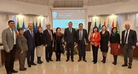 Кыргыз тили кафедрасынын улук окутуучусу «Түрксой» уюмунун Ыраазычылык катына ээ болуп кайтты